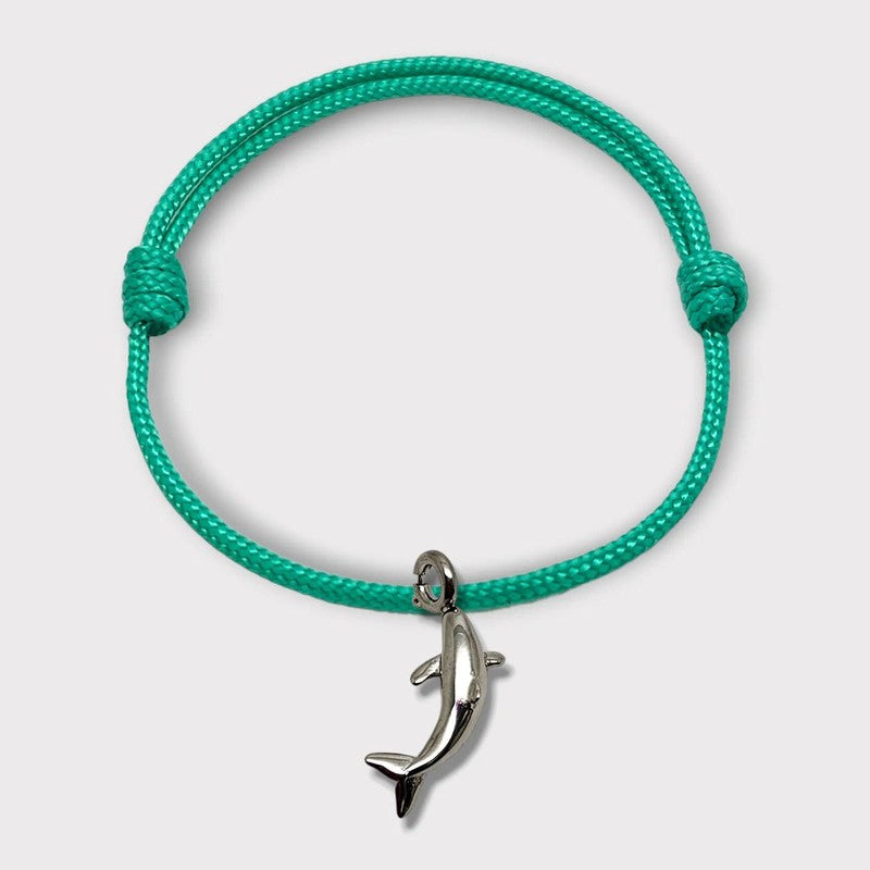 Buy Silver Dolphin Charm Bracelet Online at best Price | silverstore.in –  SilverStore.in